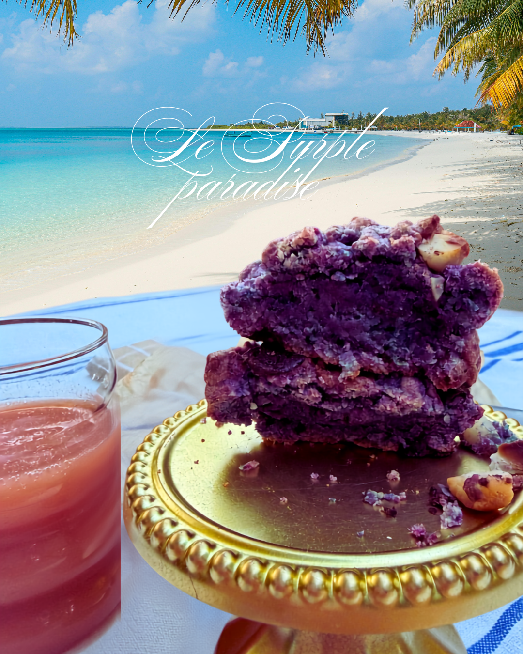 Purple paradise cookie