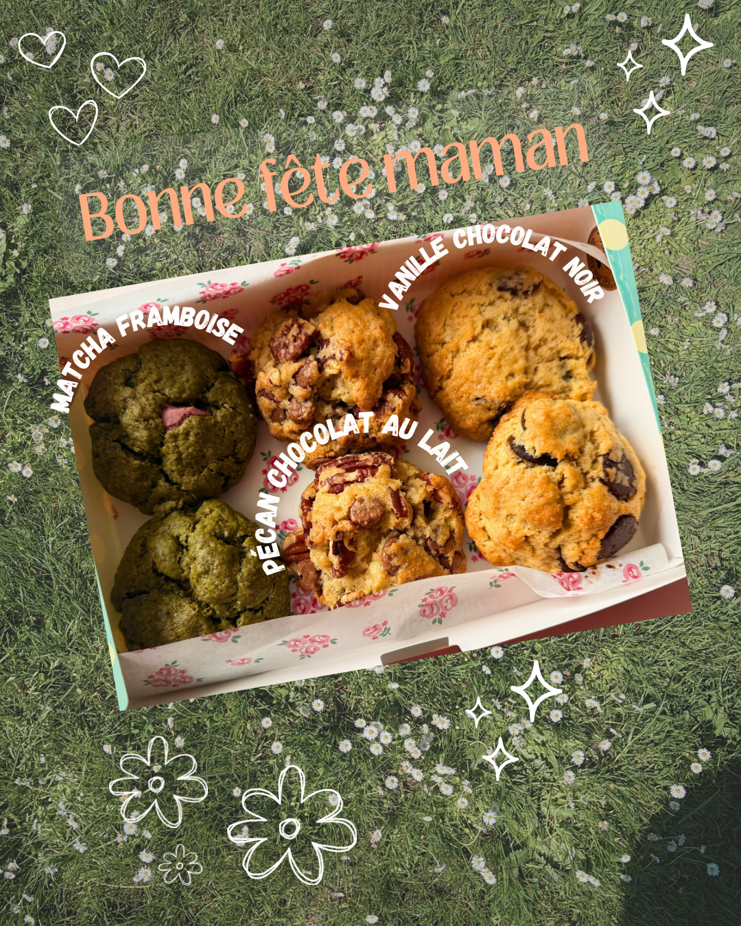 Coffret de cookies pour la fête des mères