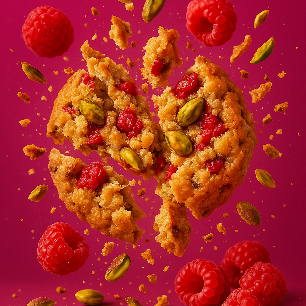 Aventure pistache framboise chocolat