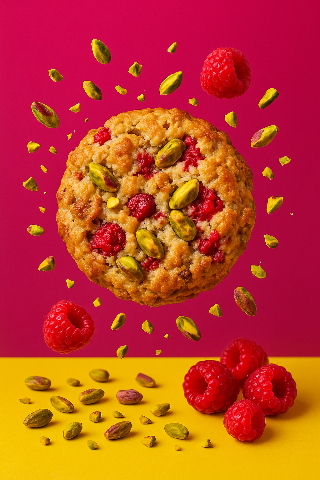 Aventure pistache framboise chocolat