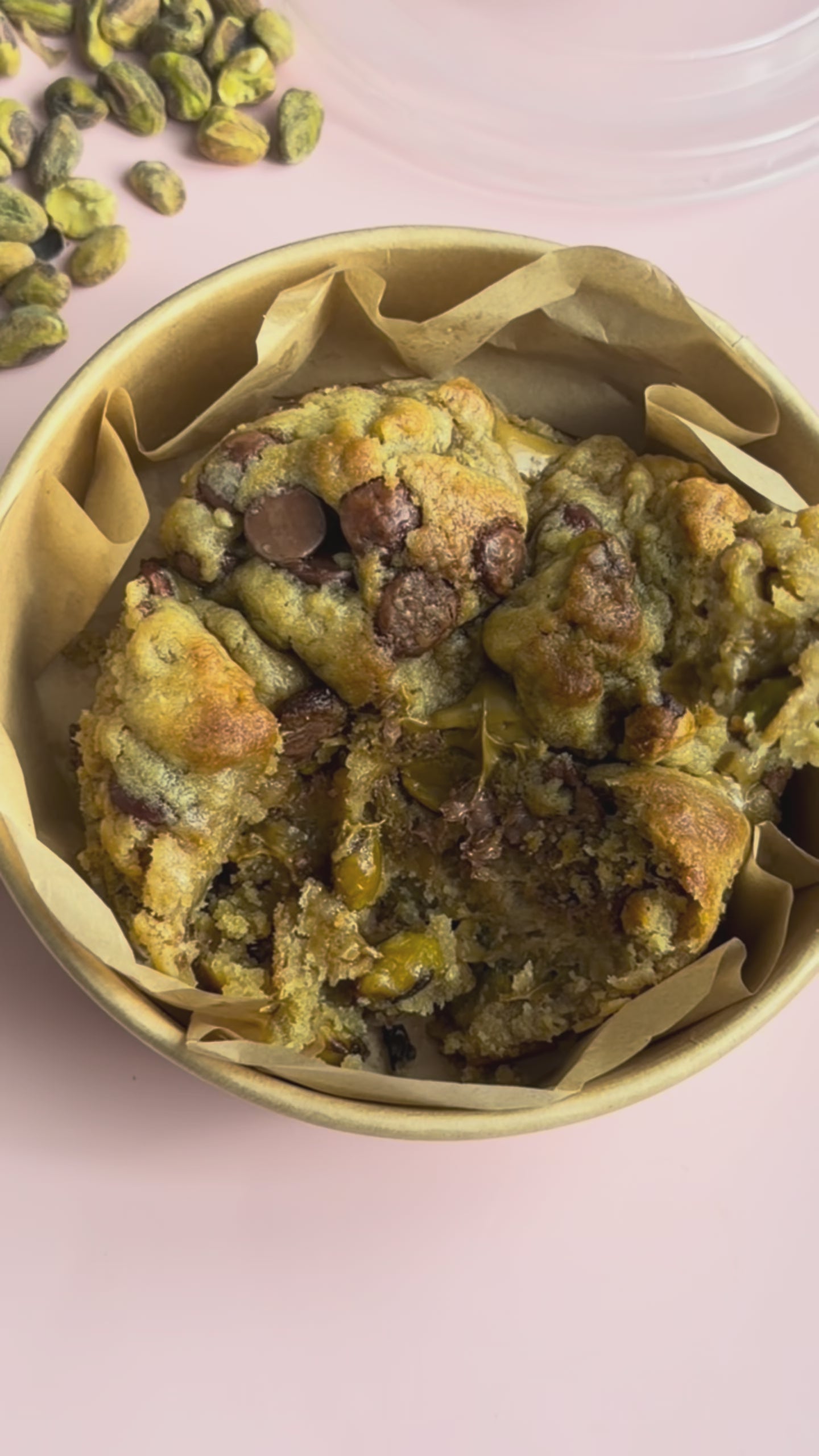 Cookie Volcano pistache